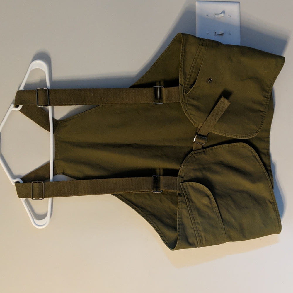 Heavy canvas utility vest